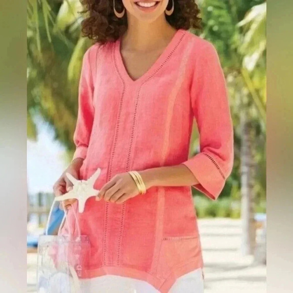 Soft Surroundings Tops - Soft Surroundings Leonie Tunic size Medium NWT